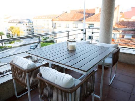 Piso Playa Silgar Sanxenxo Lägenhet Exteriör bild